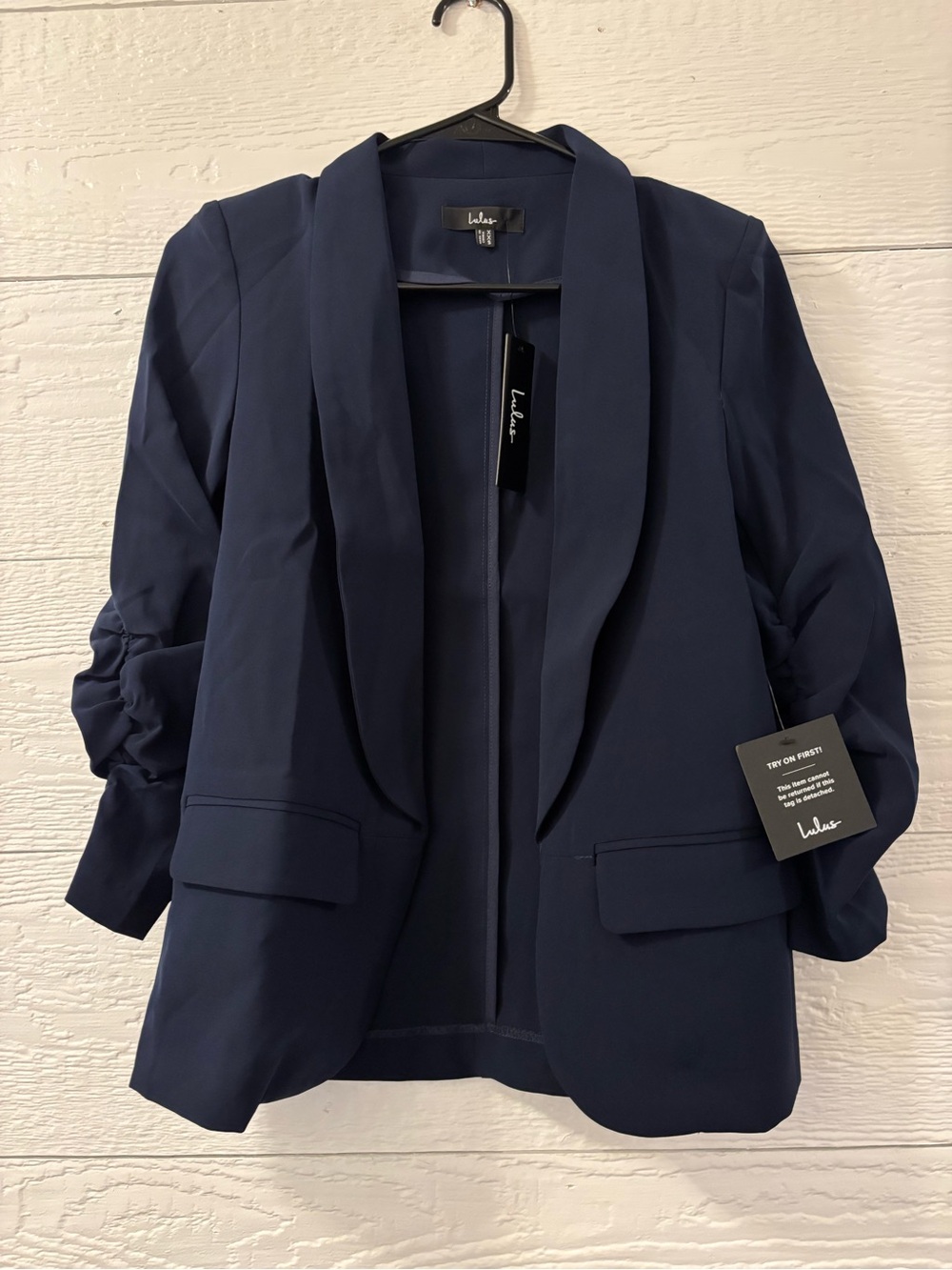 NWT LULUS NAVY BLAZER